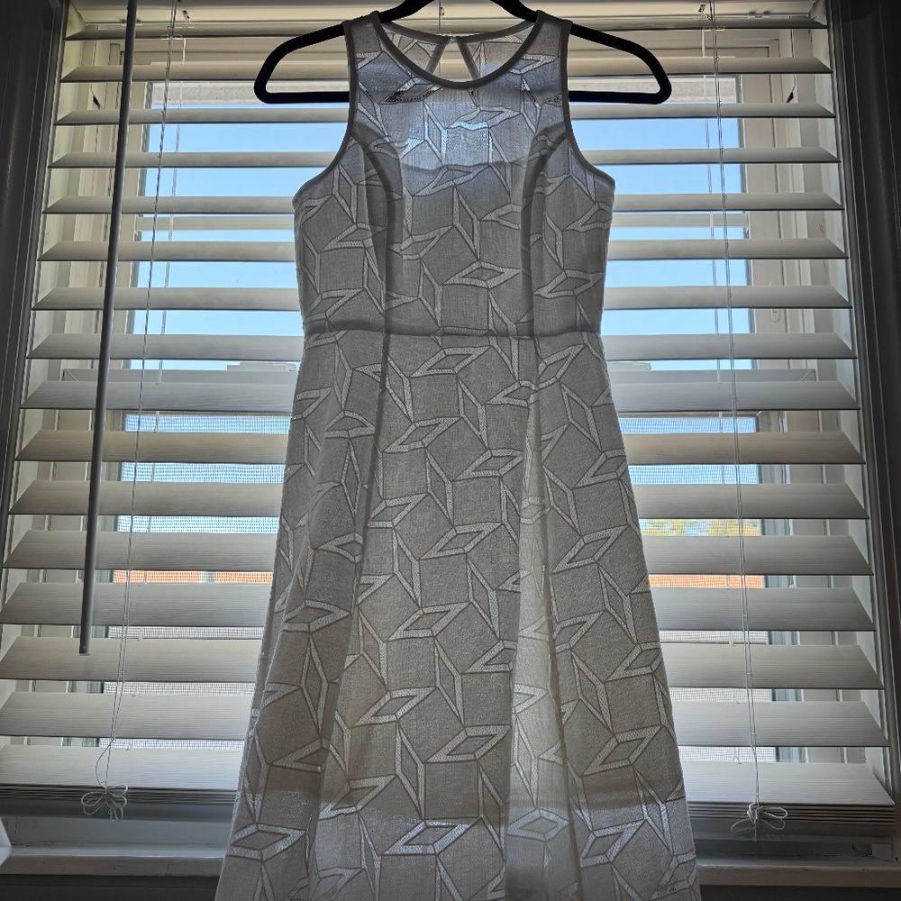 White House Black Market White Dress